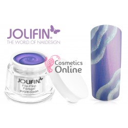 Gel UV Jolifin cu sidef Flip Flop Purple Ocean 5 ml + 1 Pigment Oglinda Cadou